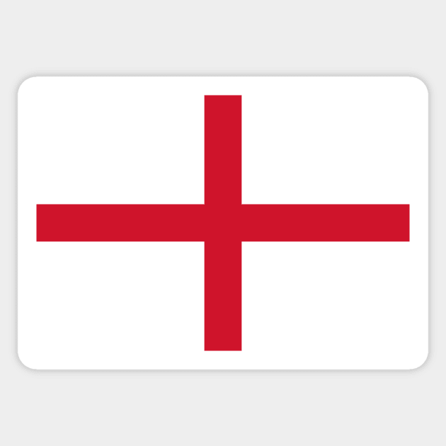 St Georges Cross England National Flag Sticker by Culture-Factory